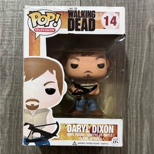 Funko Pop! The Walking Dead Daryl Dixon Vinyl Figure - Brown, Blue, Black